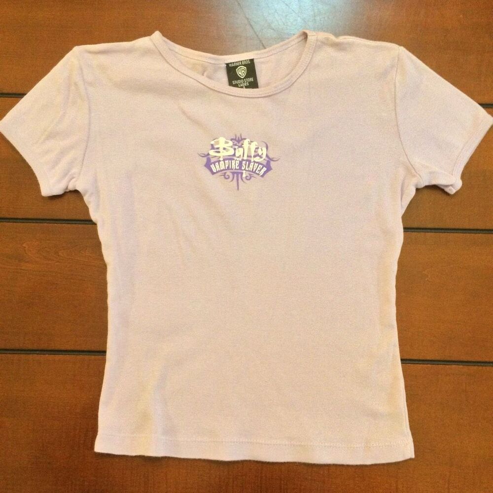 Y2K buffy purple women’s small t shirt